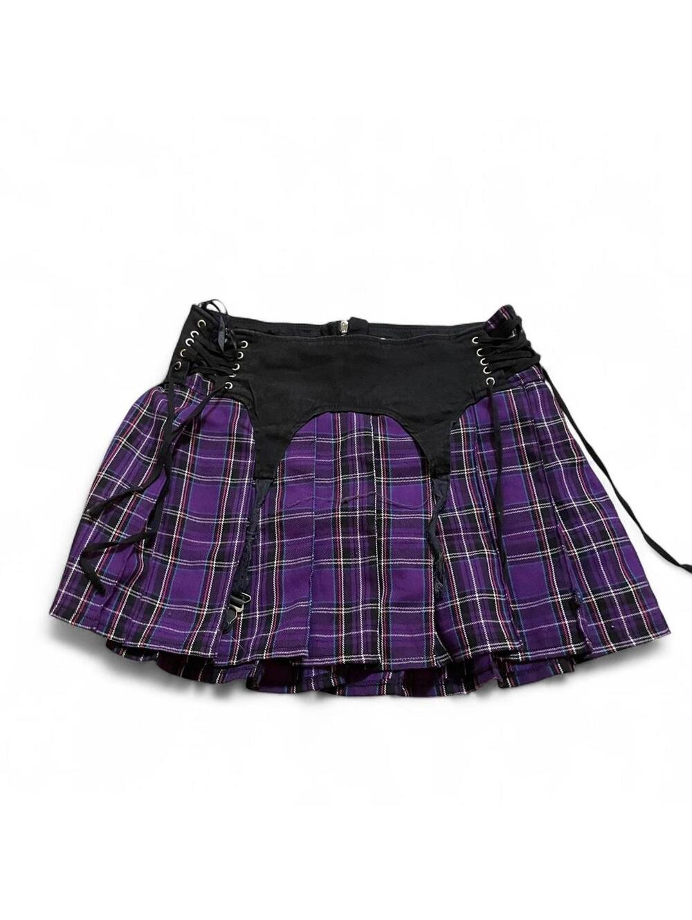 y2k Royal bones goth skirt